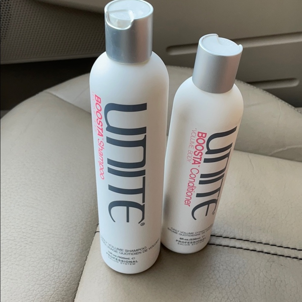 Unite boosta shampoo and conditioner